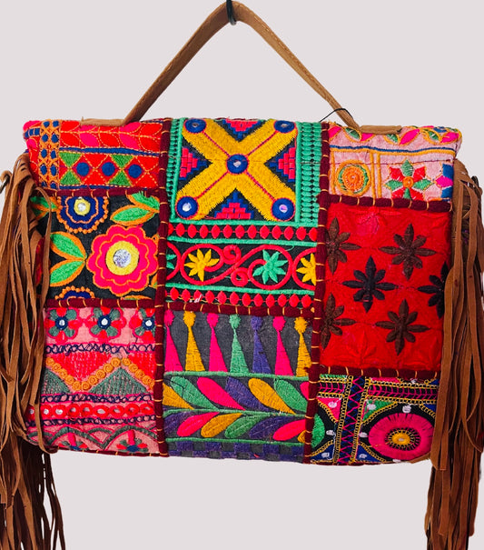 Patchwork Shoulder Bag - Design 5
