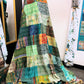 Silk Patchwork Kantha - Green-Queen/ King