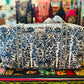 Handmade Quilted Weekender Bag – Travel Duffel - Blue Botanicals