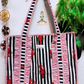 Red Lobster Print Reversible Quilted Tote Bag | Coastal Catch Hand Block Print Ruffle Tote