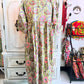 Garden Twin – Mixed Print Cotton Dress