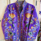 Velvet Embroidered Jackets - Purple