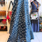 Collector’s Indigo Kantha Patchwork Quilt – 90” x 110” | Handcrafted Heirloom