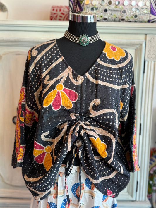 Kantha Butterfly Top- 2 Way