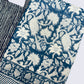 Handblock Cotton Beach Towel with Bag | Oversized Lightweight Travel Picnic Towel 72x45