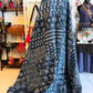 Collector’s Indigo Kantha Patchwork Quilt – 90” x 110” | Handcrafted Heirloom