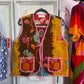 Handmade Reversible Kantha Vest – Garden | 100% Cotton Jacket