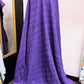 Silk Patchwork Kantha - Purple -Queen/ King