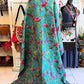 Bird Floral Kantha Quilt | Cotton Lightweight Blanket | Throw/ Twin Size