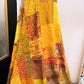 Silk Patchwork Kantha - Yellow- Queen/ King
