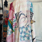 Silk Patchwork Quilt White- Full