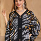 Desert Mirage Boho Kaftan – Free Size, Mixed Fabric