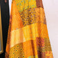 Silk Patchwork Kantha - Yellow- Queen/ King