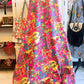 Frida in the Jungle - Hot Pink| Hand Block Printed Kantha Quilt | 100% Cotton | Handmade | 90x100”
