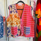 Handmade Reversible Kantha Vest – Firefly | 100% Cotton Jacket