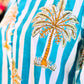 Tropical Breeze – Cotton Dress with Palm Tree Print