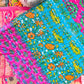 Colorblock Harmony – Handblock Printed Kantha Quilt – 100% Cotton | Handmade
