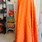Silk Patchwork Quilt Orange - Full