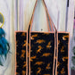Handmade Quilted Tiger Tote – Unique Cotton Bag | Bold & Artistic