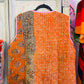 Handmade Reversible Kantha Vest – Rosewood | 100% Cotton Jacket