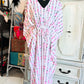 Handblock Cotton Kaftan-Nomad Lines