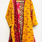 Red Flowers Kantha Kimono