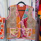 Handmade Reversible Kantha Vest – Marigold | 100% Cotton Jacket