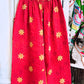 Sunrise Bloom – Handmade Kantha Cotton Pants | Wide Leg Boho Trousers | Pockets