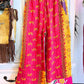 Ruby Paisley – Handmade Kantha Cotton Pants | Wide Leg Boho Trousers