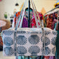 Handmade Quilted Weekender Bag – Travel Duffel - Shells