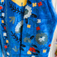 Velvet Embroidered Jackets - Blue