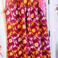 Merlot Marigold – Handmade Kantha Cotton Pants | Wide Leg Boho Trousers | Pockets