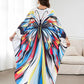Butterfly Bloom Luxe Kaftan – Free Size, Artistic Butterfly Print
