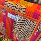 Safari Stripe Weekender – Handmade Quilted Cotton Duffle | Tiger Print Travel Bag