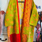 Green Kantha Kimono