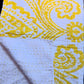 Boho Sun Mini - Yellow – Handblock Printed Kantha Quilt | Cotton | Handmade