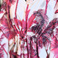 Handblock Cotton Kaftan-PalmTrees