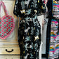 Midnight Jungle | Handmade Hand Block Printed Cotton Dress