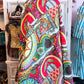 Mini Boho Mosaic – Handblock Printed Kantha Quilt | Cotton | Handmade