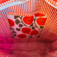 Crimson Orchard Tote – Handmade Quilted Cotton Bag | Red Fruit Print Market Tote