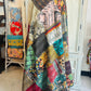 Silk Patchwork Quilt Black- Full