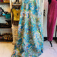Paisley Garden – Blue – Handblock Printed Kantha Quilt | Cotton | Handmade