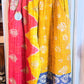 Marigold Sunburst – Handmade Kantha Cotton Pants | Paisley Patchwork Boho Pants | Pockets