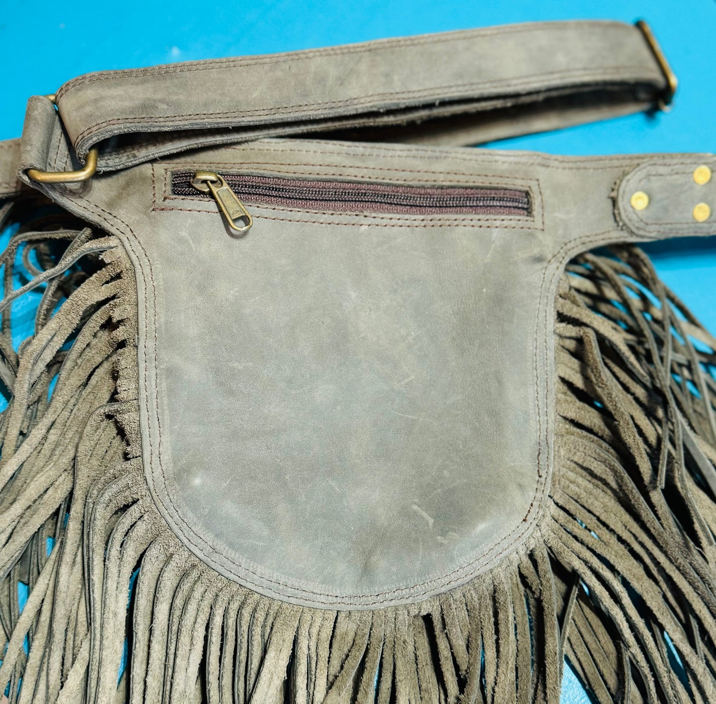 Single Pouch with Fringes