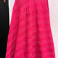Silk Patchwork Kantha Quilt - Pink- Handmade | Silk | Cotton | Queen | King