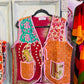 Handmade Reversible Kantha Vest – Rosewood | 100% Cotton Jacket