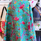 Bird Floral Kantha Quilt | Cotton Lightweight Blanket | Throw/ Twin Size