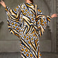 Safari Luxe Print Kaftan – Free Size, Lightweight