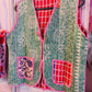Handmade Reversible Kantha Vest – Berry | 100% Cotton Jacket