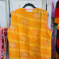 Handmade Reversible Kantha Vest – Honey | 100% Cotton Jacket